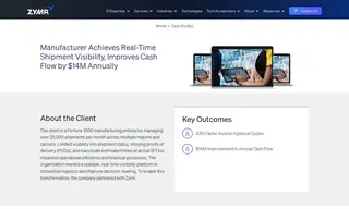 Preview of the Fortune 1000 Manufacturing Enterprise Case Study