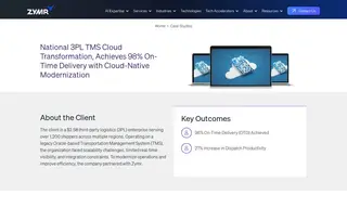 Preview of the National 3PL TMS Cloud Transformation Case Study