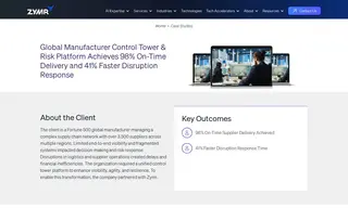 Preview of the Fortune 500 Global Manufacturer Case Study