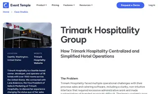 Preview of the Trimark Hospitality Case Study
