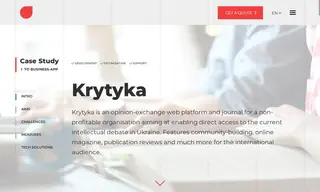 Preview of the Krytyka Case Study