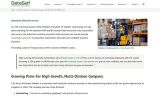 Preview of the Teknikor Contracting, Inc Case Study