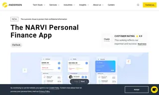 Preview of the Narvi Personal Finance App Case Study