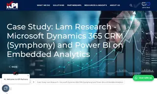 Preview of the Lam Research Case Study