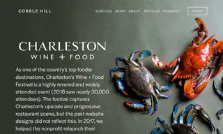 Preview of the Charleston Wine + Food Festival Case Study