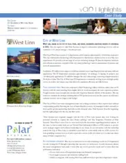 Preview of the City of West Linn Case Study