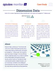 Preview of the Dimension Data Case Study