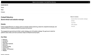 Preview of the Cobalt Robotics Case Study