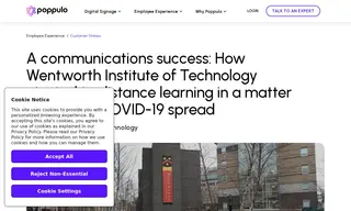 Preview of the WentWorth Institute of Technology Case Study
