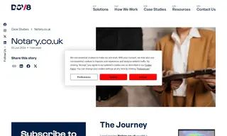 Preview of the Notary.co.uk Case Study
