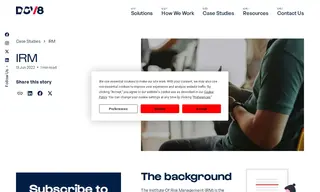 Preview of the Institute of Risk Management (irm) Case Study