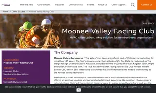 Preview of the Moonee Valley Racing Club Case Study