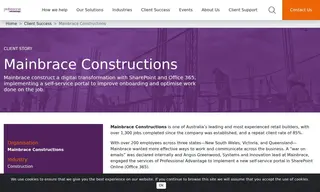 Preview of the Mainbrace Constructions Case Study