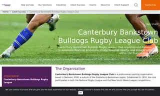 Preview of the Canterbury Bankstown Bulldogs Rugby League Club Case Study