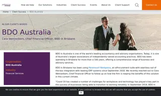 Preview of the BDO Australia Case Study