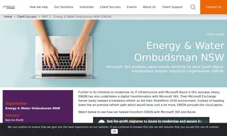 Preview of the Energy & Water Ombudsman NSW (ewon) Case Study
