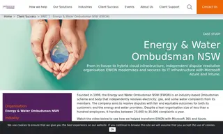 Preview of the Energy & Water Ombudsman NSW (ewon) Case Study