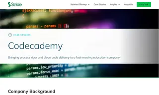 Preview of the Codecademy Case Study
