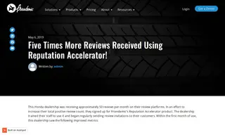 Preview of the Honda Dealership Case Study