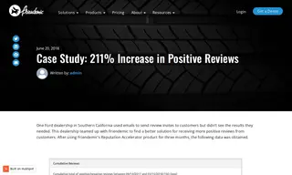 Preview of the Ford Dealership in Southern California Case Study