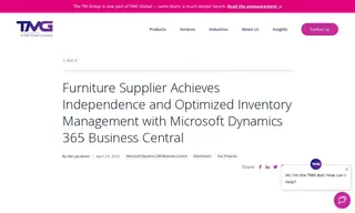 Preview of the Furniture Supplier Case Study