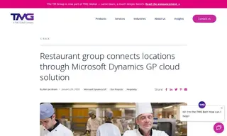 Preview of the Restaurant Management Company Case Study