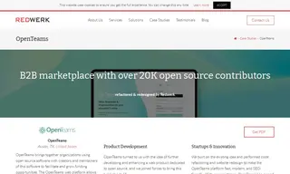 Preview of the OpenTeams Case Study