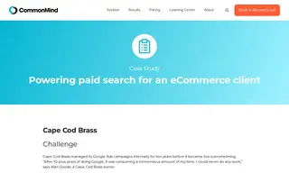 Preview of the Cape Cod Brass Case Study