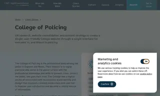 Preview of the College of Policing Case Study