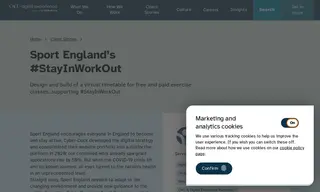 Preview of the Sport England Case Study