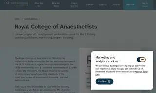 Preview of the The Royal College of Anaesthetists Case Study