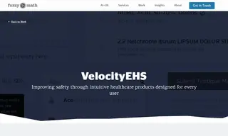 Preview of the VelocityEHS Case Study