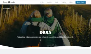 Preview of the Depression and Bipolar Support Alliance (dbsa) Case Study