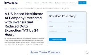 Preview of the US-based Healthcare AI Company Case Study