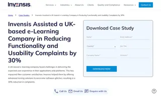 Preview of the UK-based E-learning Company Case Study