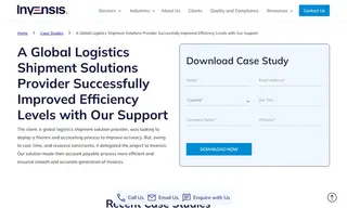 Preview of the Global Logistics Shipment Solutions Provider Case Study