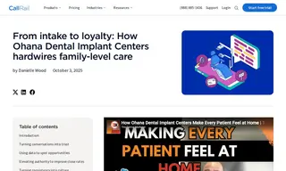 Preview of the Ohana Dental Implant Centers Case Study