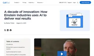 Preview of the Einstein Industries Case Study