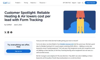 Preview of the Reliable Heating & Air Case Study