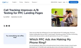 Preview of the Improve A/B Testing for PPC Landing Pages Case Study