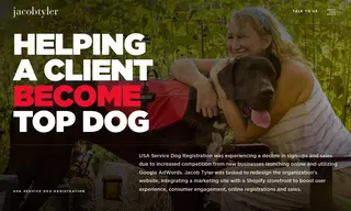 Preview of the USA Service Dog Registration Case Study