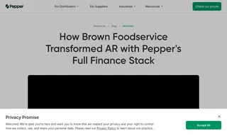 Preview of the Brown Foodservice Case Study