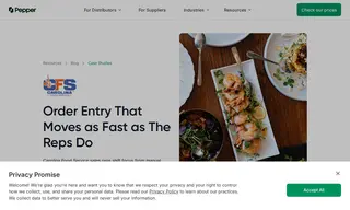 Preview of the Carolina Food Service Case Study