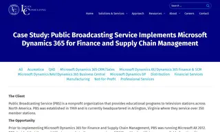 Preview of the Public Broadcasting Service (pbs) Case Study