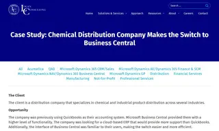 Preview of the Chemical Distribution Company Case Study