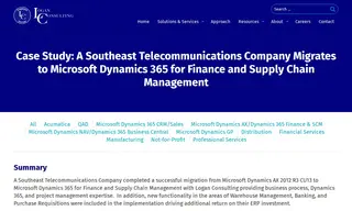 Preview of the Shallotte, NC Based Nonprofit Telecommunications Cooperative Case Study