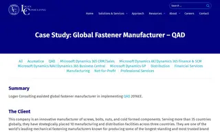 Preview of the Global Fastener Manufacturer Case Study