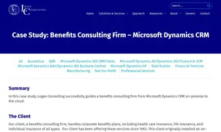 Preview of the Benefits Consulting Firm Case Study
