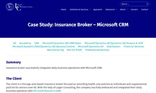 Preview of the Chicago Area Based Insurance Broker Case Study