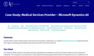 Preview of the Medical Waste Removal Services Provider Case Study